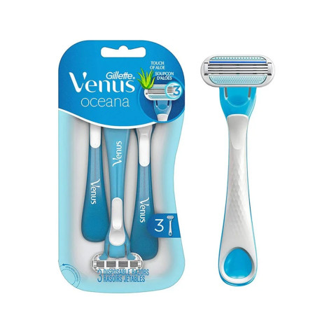 Gillette Venus Oceana Razors 3 Pcs (Poland)