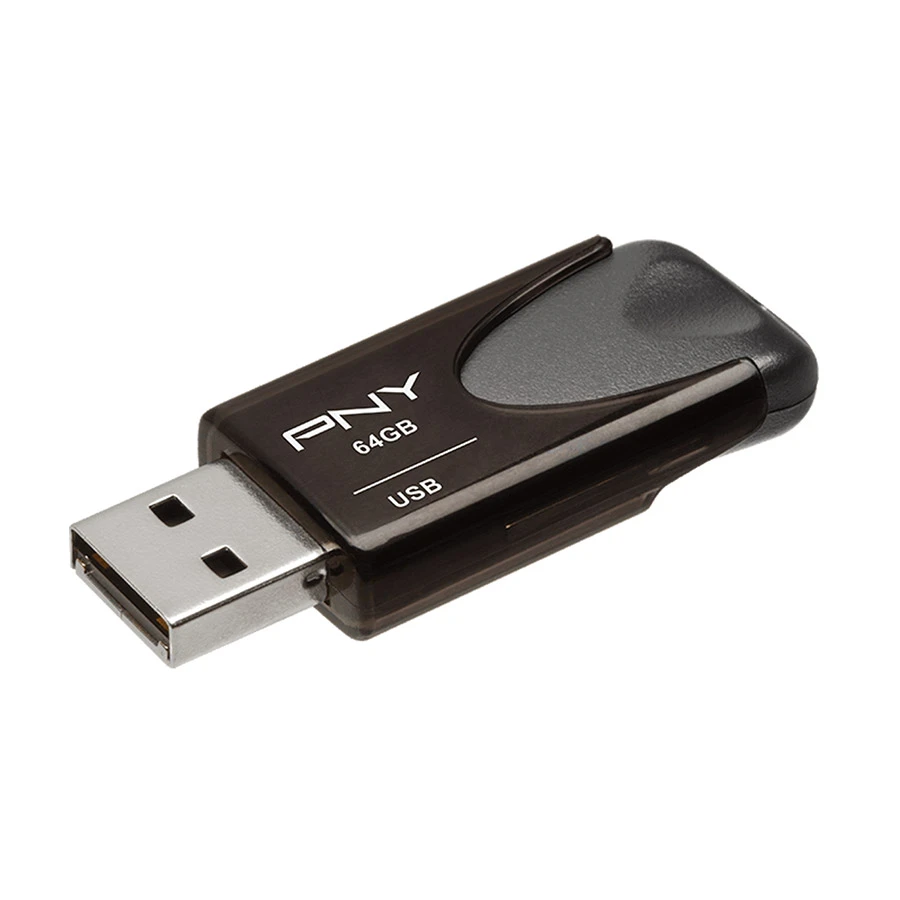 PNY Turbo Attache 4 64GB USB 3.2 Black Pen Drive