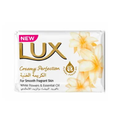 Lux Creamy Perfection হোয়াইট ফ্লাওয়ার্স ও এসেনশিয়াল অয়েল সাবান 170g