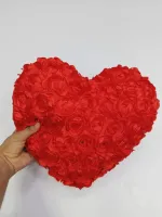 হার্ট শেপ লাল লাভ পিলো – উপহারের সফট টয়