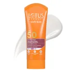 Lotus Herbals Safe Sun UV Screen ম্যাট জেল SPF 50 PA+++ 50 গ্রাম