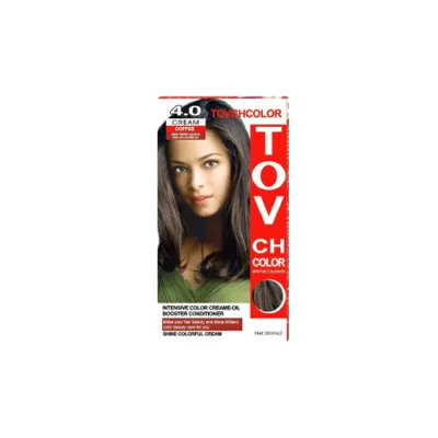 Tovch হেয়ার কালার 30ml*2 - 4.0 কফি