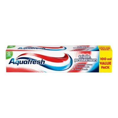 Aquafresh Triple Protection ফ্লোরাইড টুথপেস্ট 100ml