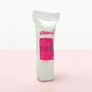 Cherie 100% Pure Cotton ফেসিয়াল পাফ 80pcs