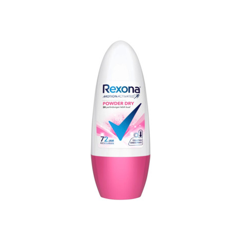 Rexona Motion Activated Powder Dry Roll On 45ml (Indonesia)