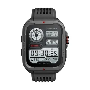 Fastrack Active কালো ব্লুটুথ কলিং রাগড স্মার্টওয়াচ