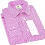 Men's Full Sleeve Formal Check Shirt, Pure Cotton, 4 Colours