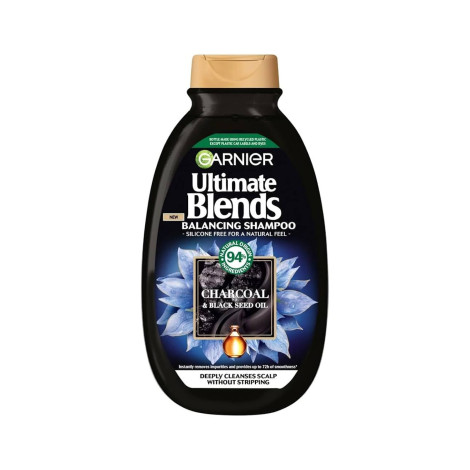Garnier Ultimate Blends চারকোল ও ব্ল্যাক সিড অয়েল ব্যালান্সিং শ্যাম্পু 300ml