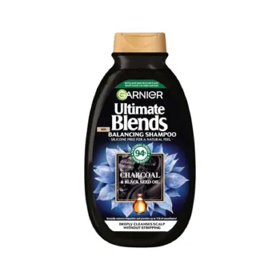 Garnier Ultimate Blends চারকোল ও ব্ল্যাক সিড অয়েল ব্যালান্সিং শ্যাম্পু 300ml