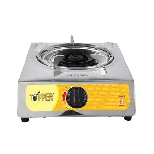 TOPPER A-110 সিঙ্গেল SS অটো গ্যাস চুলা LPG