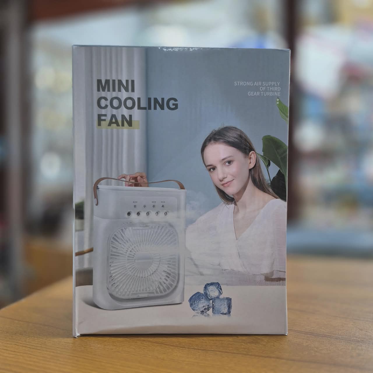 এয়ার কুলিং USB ওয়াটার ফ্যান, LED নাইট লাইটসহ