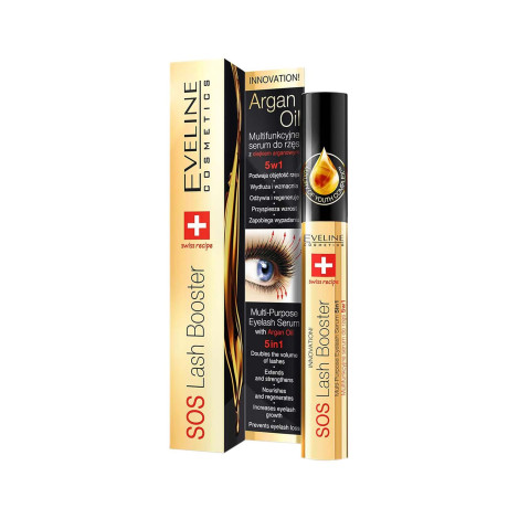Eveline SOS Lash Booster আরগান অয়েলসহ 10ml