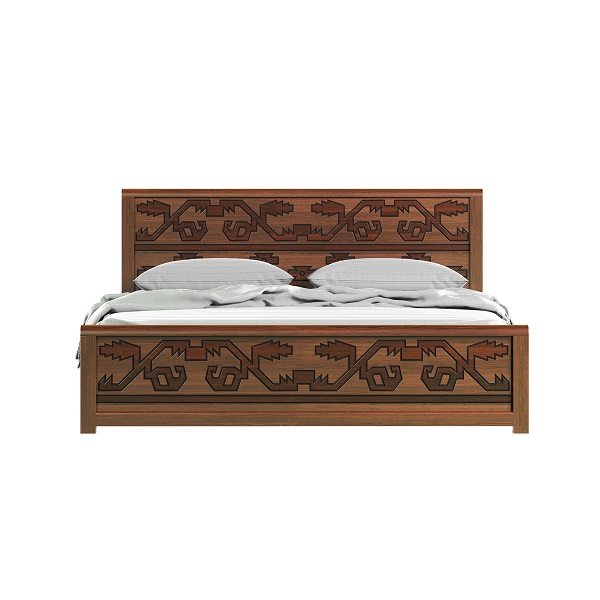 Regal Jamdani কাঠের কিং সাইজ খাট