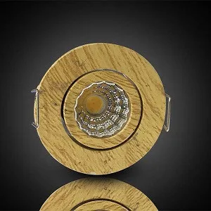 Conceal LED স্পট লাইট 3 ওয়াট হোয়াইট 6500K, উড কালার বডি