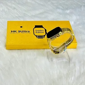 HK 9Ultra স্মার্টওয়াচ গোল্ডেন এডিশন (ডুয়াল স্ট্র্যাপ)