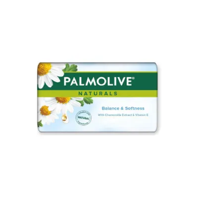 Palmolive Naturals Balance & Softness সাবান, ক্যামোমাইল এক্সট্র্যাক্ট ও ভিটামিন E, 150g