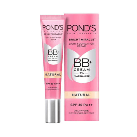 Ponds Natural SPF30 PA++ All In One 3% Niacinamide  BB+ Cream 18g (India)