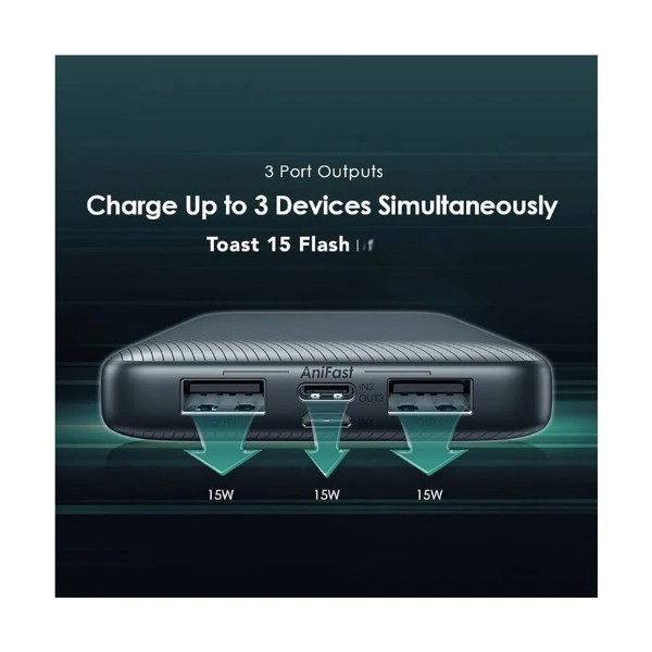 ওরাইম টোস্ট 15 10000mAh 15W পাওয়ার ব্যাঙ্ক
