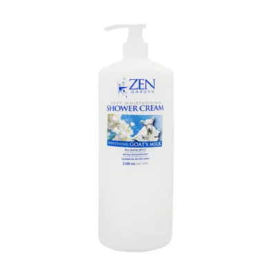 Zen Whitening Goat's Milk ডিপ ময়েশ্চারাইজিং শাওয়ার ক্রিম 2100ml