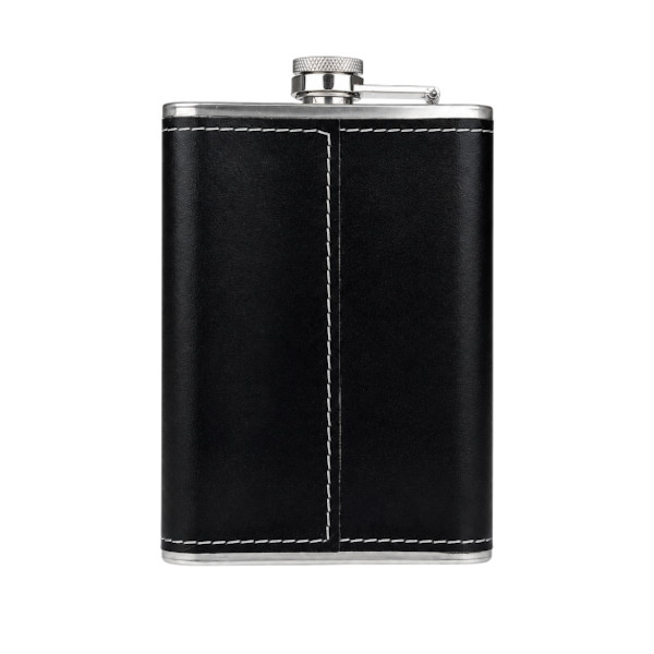 Smart Water Bottle – Premium Leather Wrapped Hip Flask(Any- Colour)