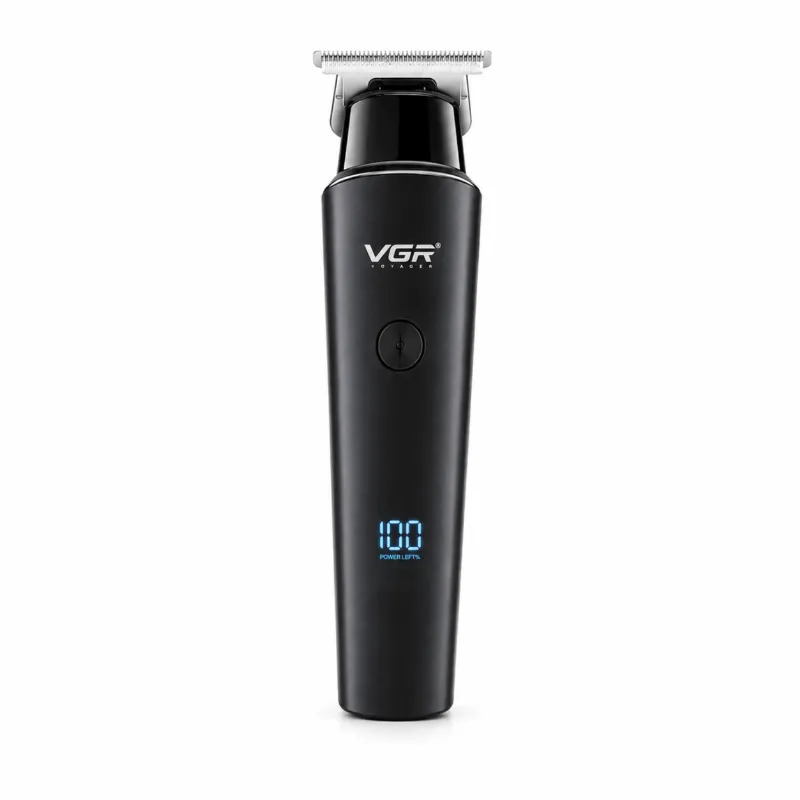 VGR V-937 কর্ডলেস হেয়ার ও বিয়ার্ড ট্রিমার – LCD ডিসপ্লে, 2000mAh (কালো)