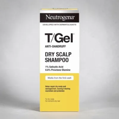 Neutrogena T/Gel অ্যান্টি-ড্যানড্রাফ ড্রাই স্ক্যাল্প শ্যাম্পু 250ml