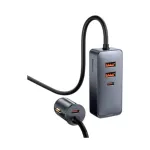 Baseus Share Together CCBT-A0G 60W কার ফাস্ট চার্জার, ডুয়াল USB ও ডুয়াল USB-C