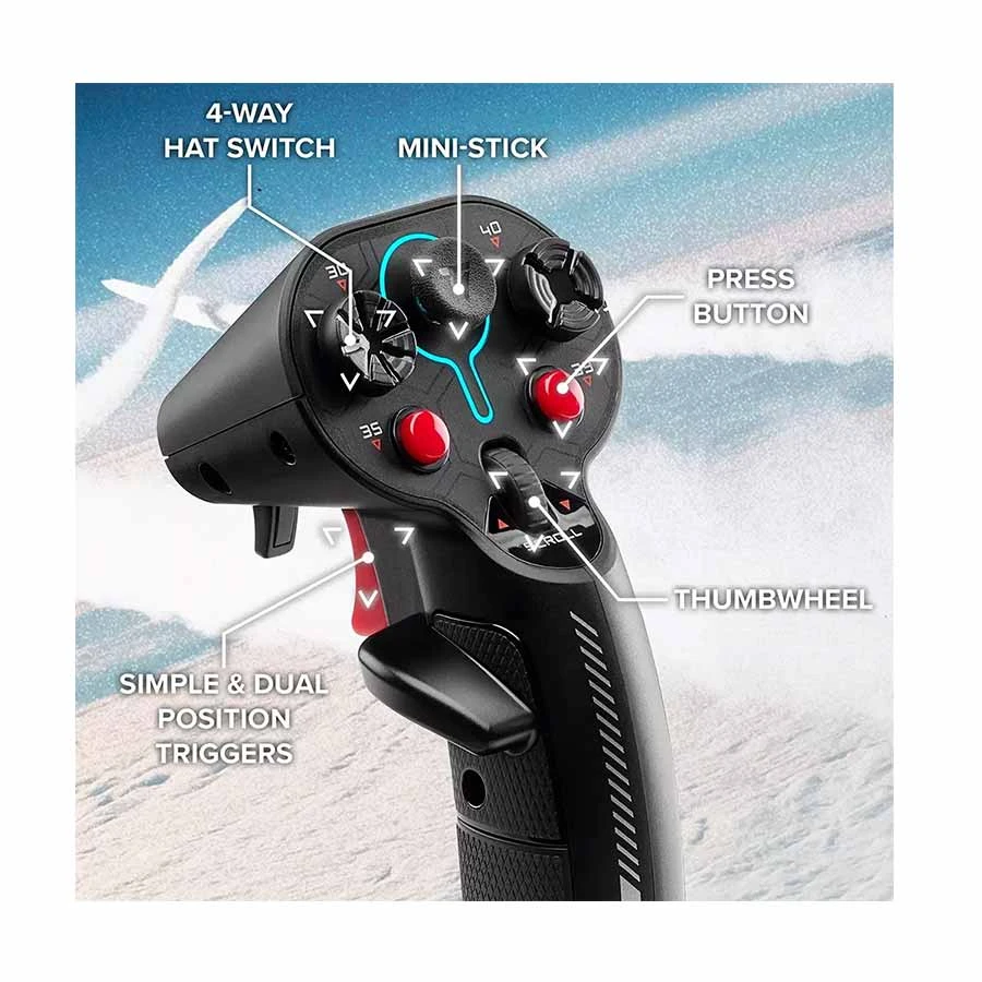Thrustmaster Sol-R 4 HOTAS Flightstick and Throttle System for PC