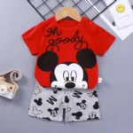Baby Pure Cotton T-Shirt and Pant Combo Set, 6M to 18-24M