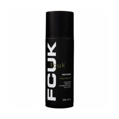FCUK Vintage ডিওডোরাইজিং বডি স্প্রে 200ml