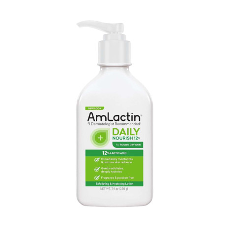 AmLactin 12% ল্যাকটিক অ্যাসিড ডেইলি নরিশ বডি লোশন 225g