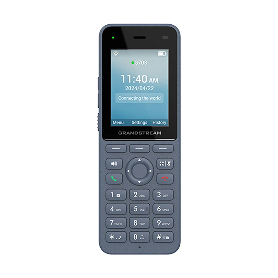 Grandstream WP826 3-Line Cordless Wi-Fi 6 IP Phone Blue