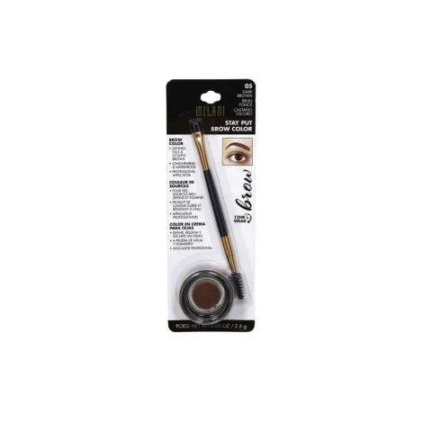 Milani Stay Put ব্রো কালার, শেড 05 Dark Brown