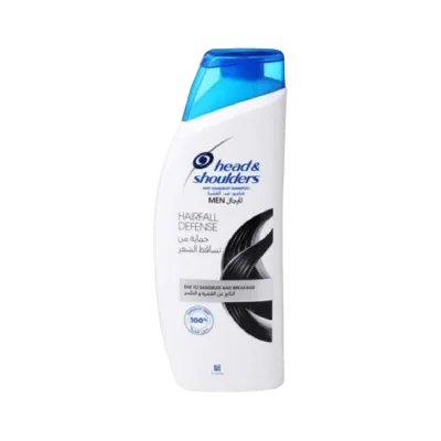 Head & Shoulders Men হেয়ার ফল ডিফেন্স অ্যান্টি-ড্যানড্রাফ শ্যাম্পু 400ml