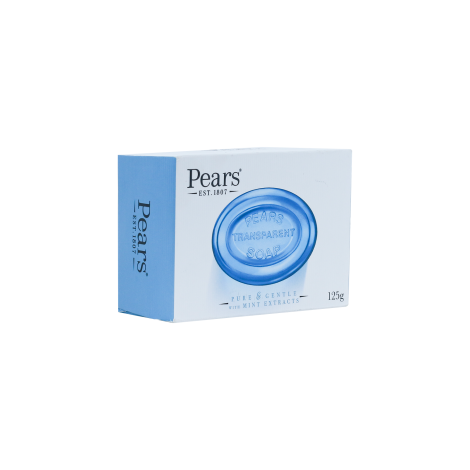Pears পিওর অ্যান্ড জেন্টল মিন্ট এক্সট্র্যাক্টস ট্রান্সপারেন্ট সাবান 125g