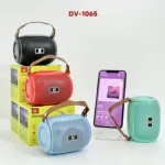 DV-1065 পোর্টেবল মিনি ড্রাম কিট ওয়্যারলেস ব্লুটুথ স্পিকার, RGB লাইটসহ