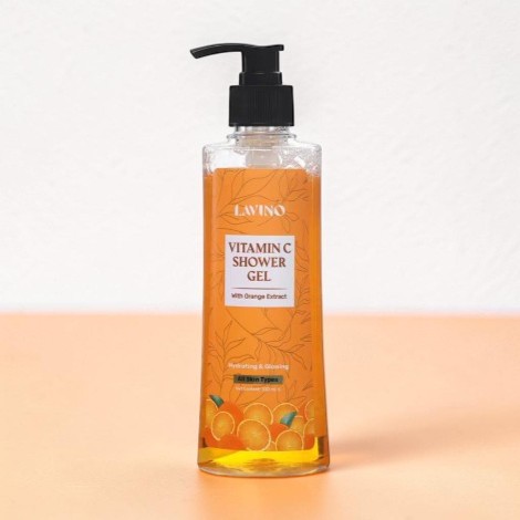 Lavino Vitamin C ও অরেঞ্জ এক্সট্র্যাক্ট শাওয়ার জেল 330ml