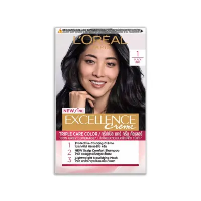 L'Oreal Excellence Creme হেয়ার কালার - 1 কালো