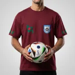 Bangladesh Football Edition ড্রপ-শোল্ডার কটন টি-শার্ট (180 GSM)