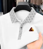 Men's Embroidered Logo Polo Shirt, Pique Cotton, 6 Colours