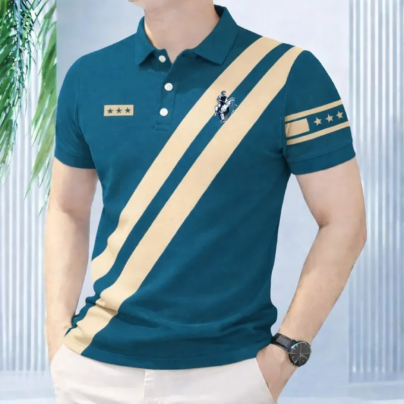 Men's Half Sleeve PK Cotton Polo Shirt, Sizes L and XL, 6 Colours