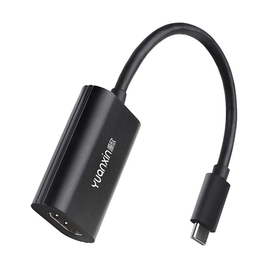Yuanxin X-3186H Type-C Male to HDMI Female Black Converter