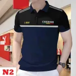 Men's Half Sleeve Cotton Polo Shirt, Size XL, 5 Colours