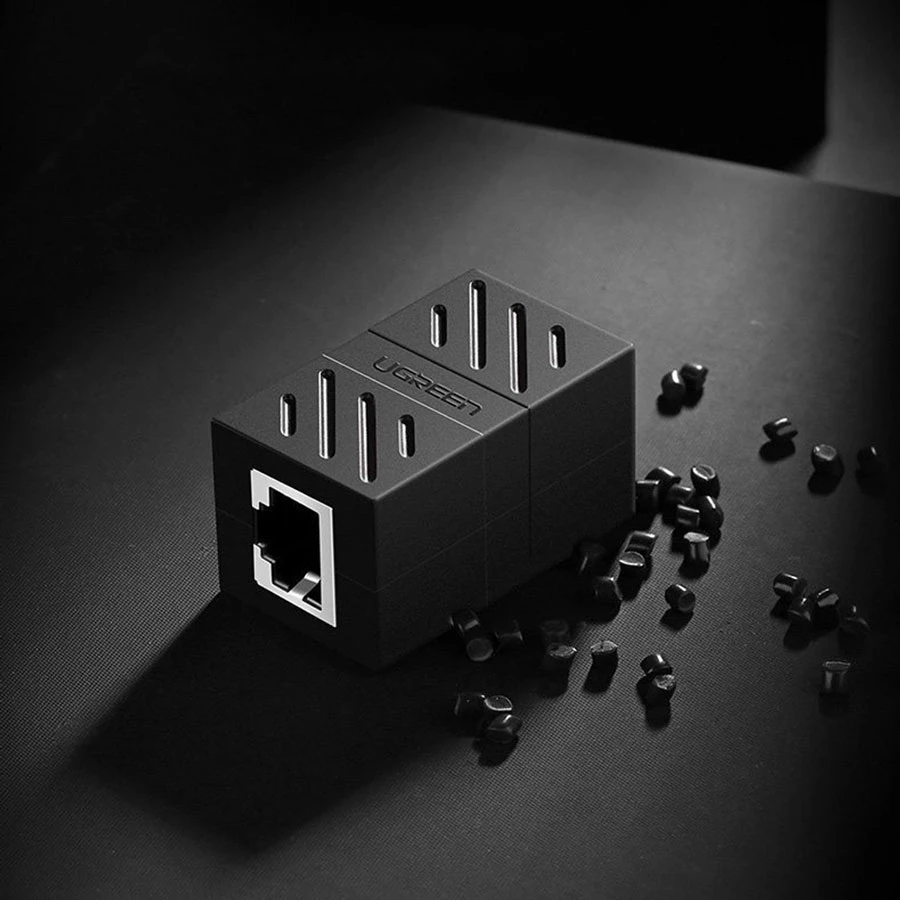 UGREEN NW114 (20390) Cat-7 RJ45 Female to Female Coupler Black