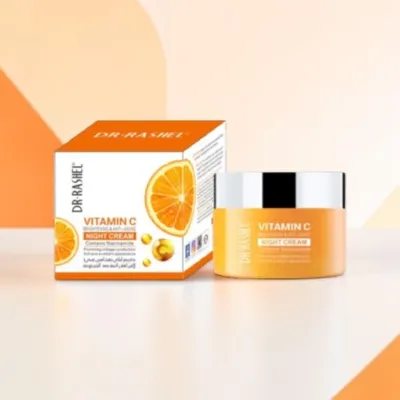 Dr. Rashel Vitamin C Brightening & Anti-Aging ফেসিয়াল নাইট ক্রিম 50g