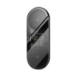 Baseus ডিজিটাল LED ডিসপ্লে 2-in-1 WXSX010101 15W ওয়্যারলেস চার্জার (কালো)