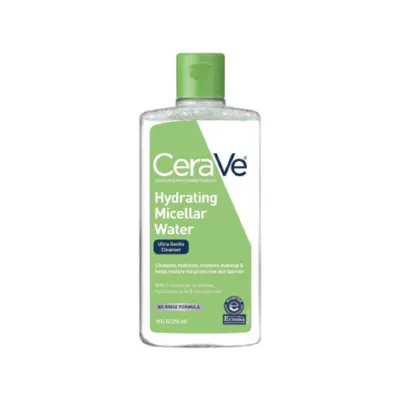 CeraVe Hydrating মাইসেলার ওয়াটার আল্ট্রা জেন্টল ক্লিনজার 296ml