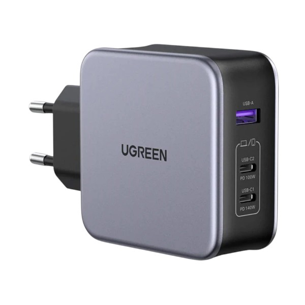 Ugreen Nexode CD289 ডুয়াল USB-C এবং USB Gan 140W PD চার্জার