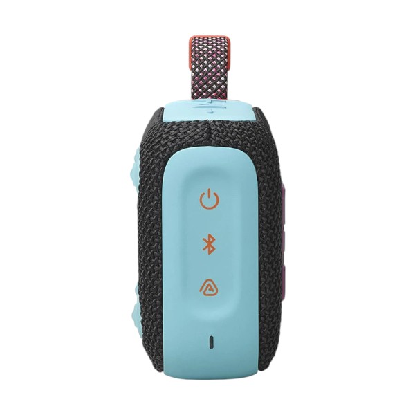 JBL GO 4 ব্ল্যাক অরেঞ্জ পোর্টেবল ব্লুটুথ স্পিকার