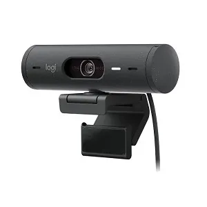 Logitech BRIO 500 ফুল HD 1080p 4MP অটো-ফ্রেমিং ওয়েবক্যাম